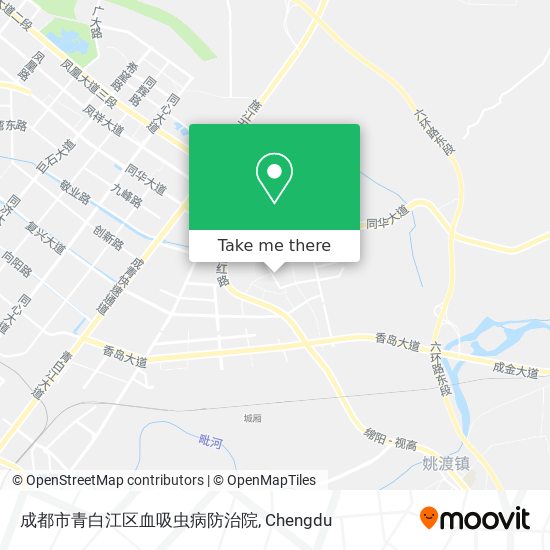 成都市青白江区血吸虫病防治院 map