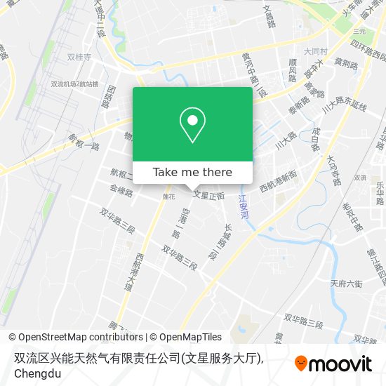 双流区兴能天然气有限责任公司(文星服务大厅) map