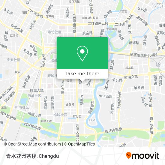青水花园茶楼 map