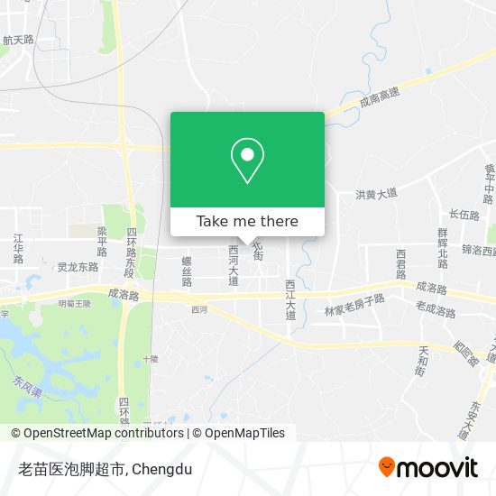 老苗医泡脚超市 map