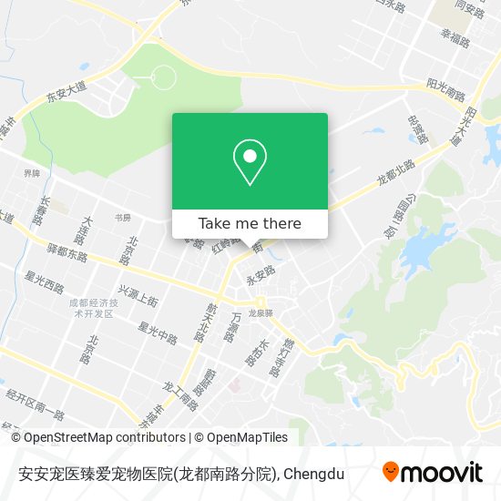 安安宠医臻爱宠物医院(龙都南路分院) map