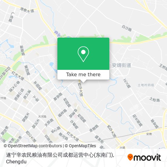 遂宁辛农民粮油有限公司成都运营中心(东南门) map