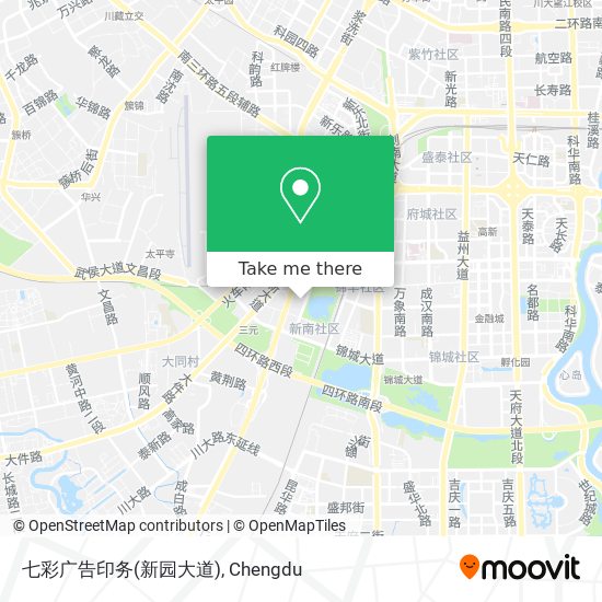 七彩广告印务(新园大道) map