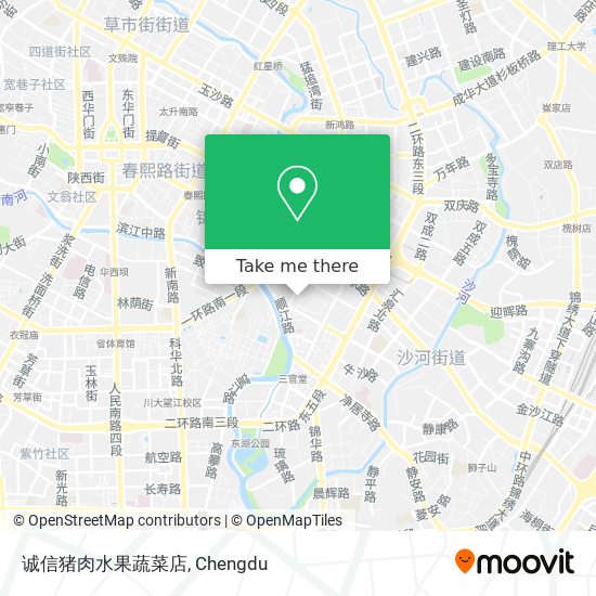 诚信猪肉水果蔬菜店 map