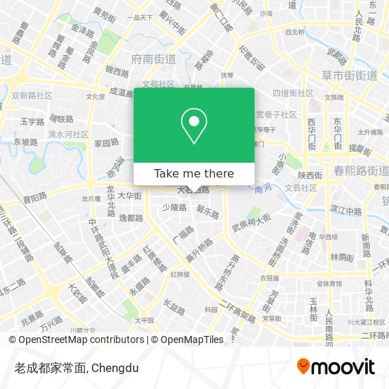 老成都家常面 map