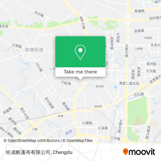 钜成帆蓬布有限公司 map