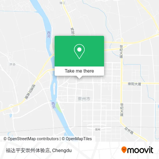福达平安崇州体验店 map