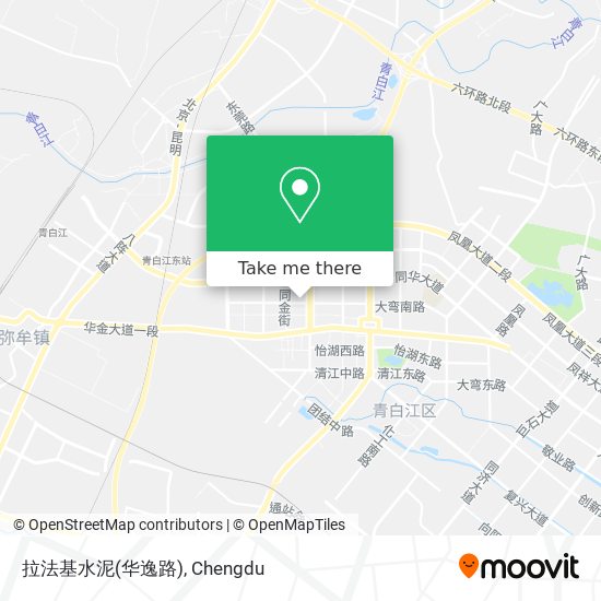 拉法基水泥(华逸路) map