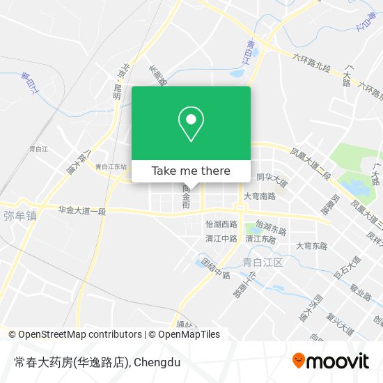 常春大药房(华逸路店) map