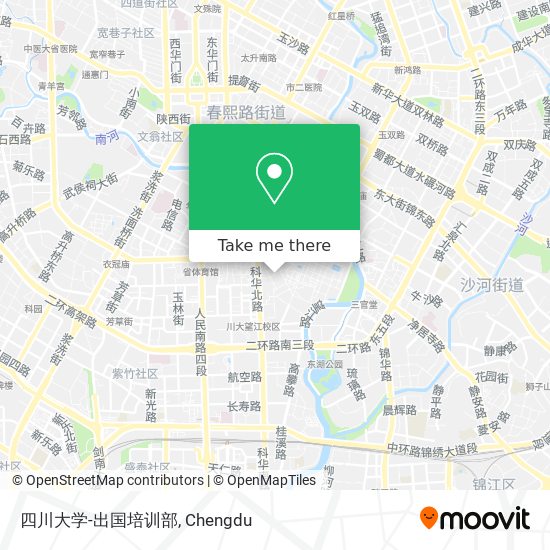 四川大学-出国培训部 map