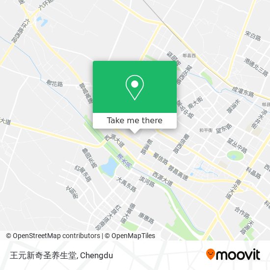 王元新奇圣养生堂 map