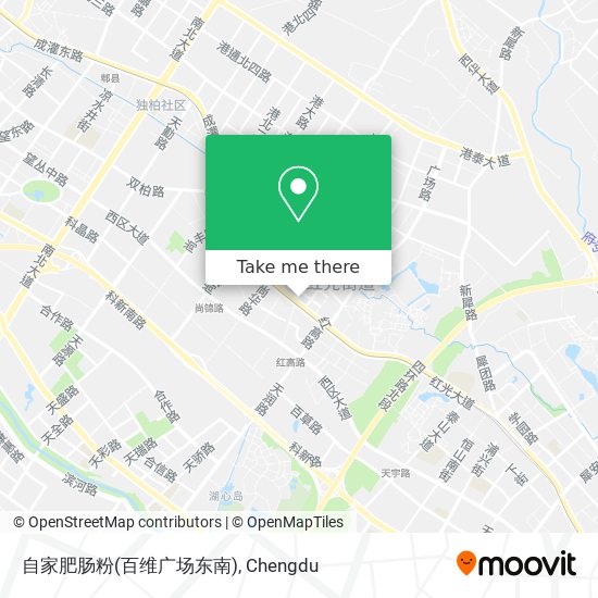 自家肥肠粉(百维广场东南) map