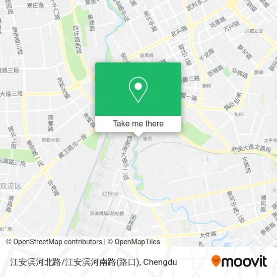 江安滨河北路/江安滨河南路(路口) map