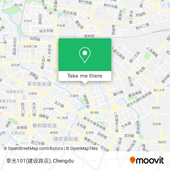 章光101(建设路店) map