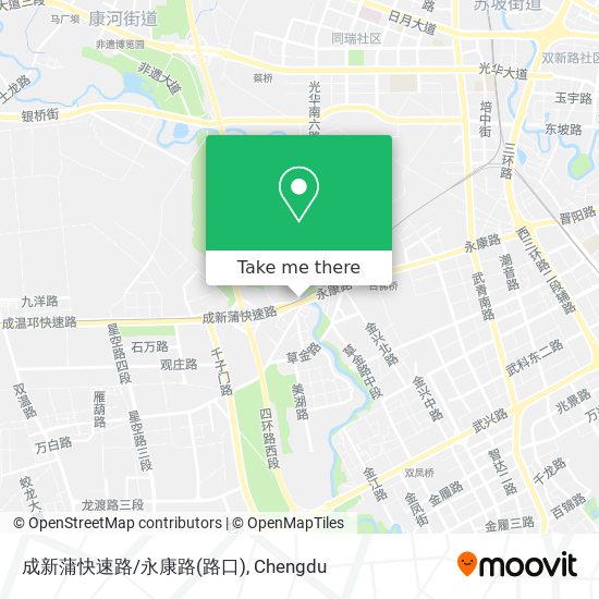 成新蒲快速路/永康路(路口) map