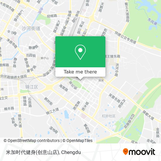 米加时代健身(创意山店) map