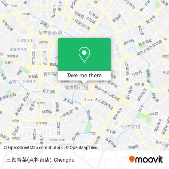三顾冒菜(点将台店) map
