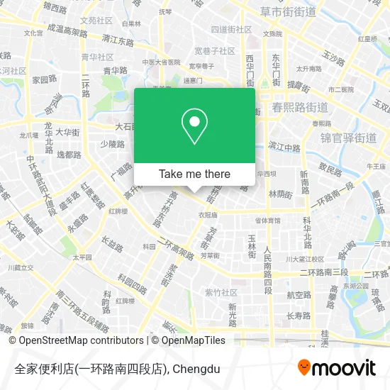 全家便利店(一环路南四段店) map