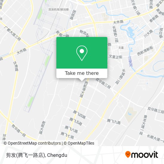 剪发(腾飞一路店) map