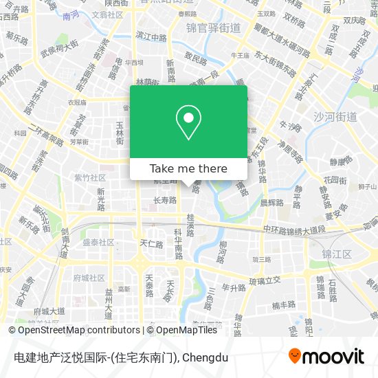 电建地产泛悦国际-(住宅东南门) map
