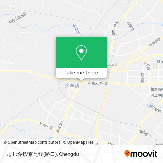 九里场街/京昆线(路口) map