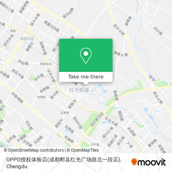 OPPO授权体验店(成都郫县红光广场路北一段店) map