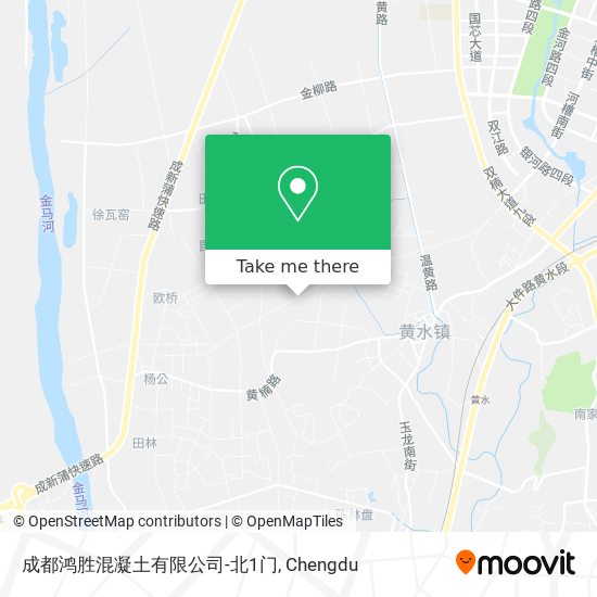 成都鸿胜混凝土有限公司-北1门 map
