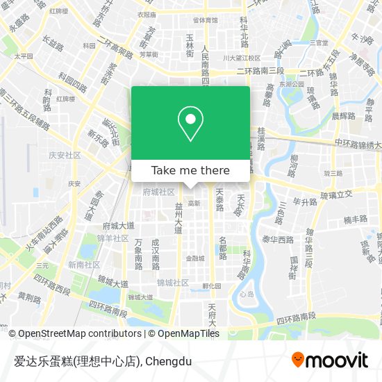爱达乐蛋糕(理想中心店) map