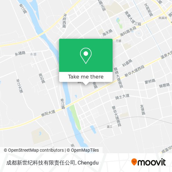 成都新世纪科技有限责任公司 map