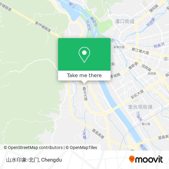 山水印象-北门 map