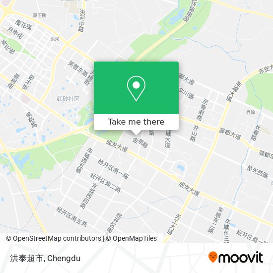 洪泰超市 map