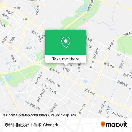 泰洁国际洗衣生活馆 map