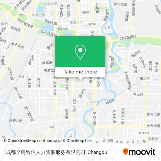 成都全聘致信人力资源服务有限公司 map