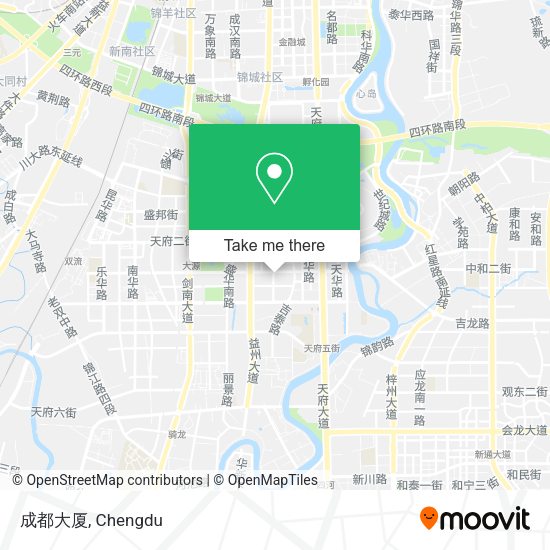 成都大厦 map