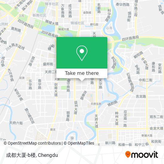成都大厦-b楼 map