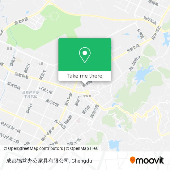 成都锦益办公家具有限公司 map