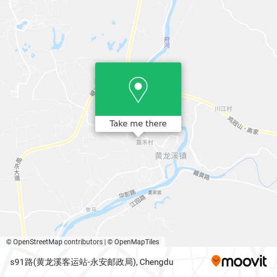 s91路(黄龙溪客运站-永安邮政局) map