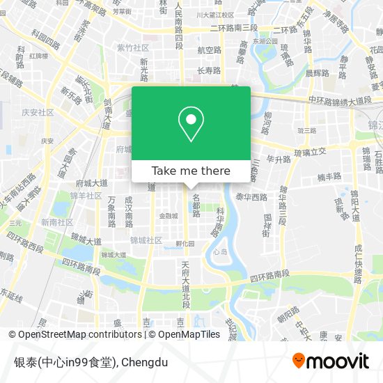 银泰(中心in99食堂) map