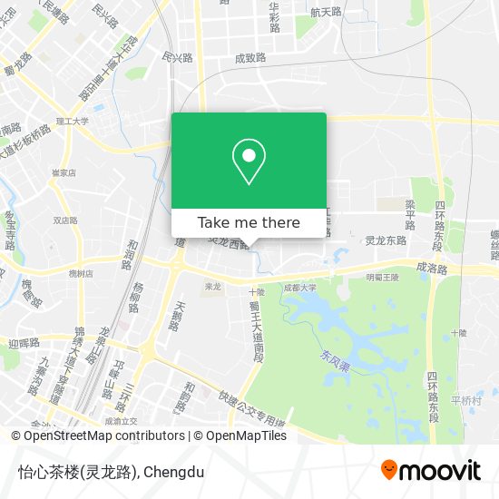 怡心茶楼(灵龙路) map