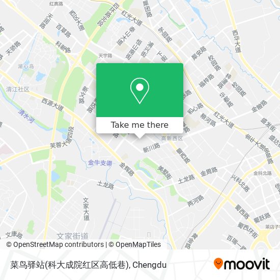 菜鸟驿站(科大成院红区高低巷) map