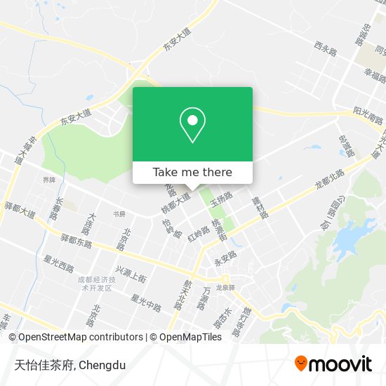 天怡佳茶府 map