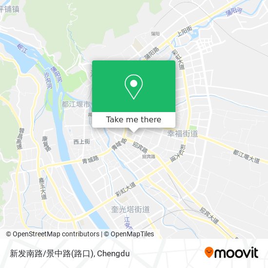 新发南路/景中路(路口) map