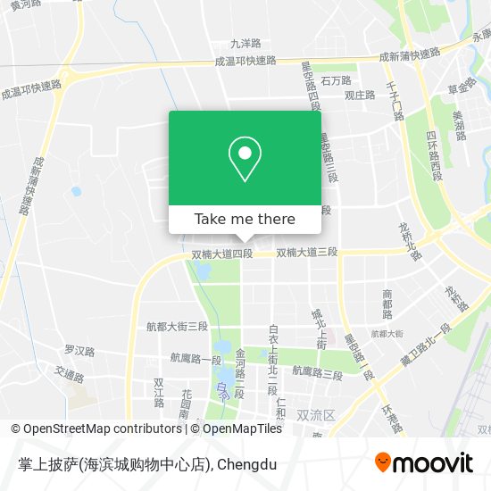 掌上披萨(海滨城购物中心店) map