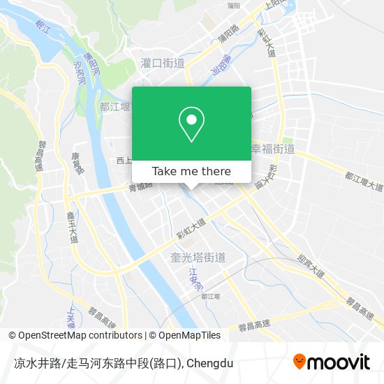 凉水井路/走马河东路中段(路口) map