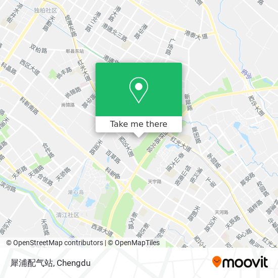 犀浦配气站 map
