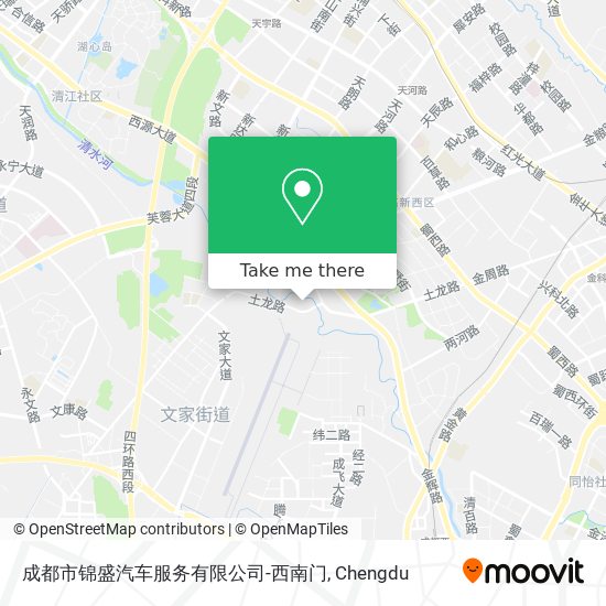 成都市锦盛汽车服务有限公司-西南门 map
