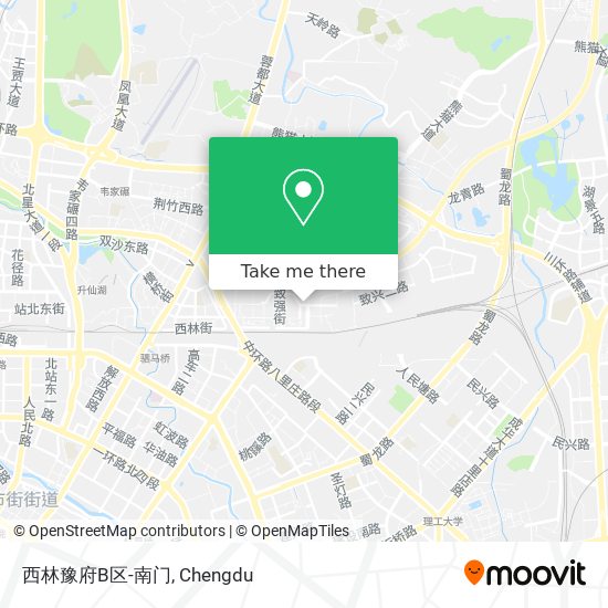 西林豫府B区-南门 map