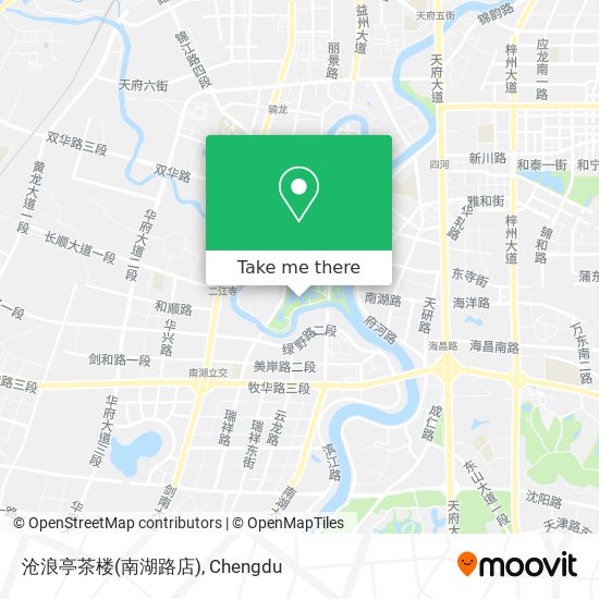 沧浪亭茶楼(南湖路店) map