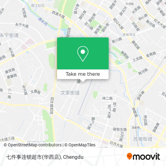 七件事连锁超市(华西店) map