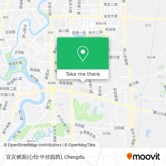 宜宾燃面(心怡·中丝园西) map